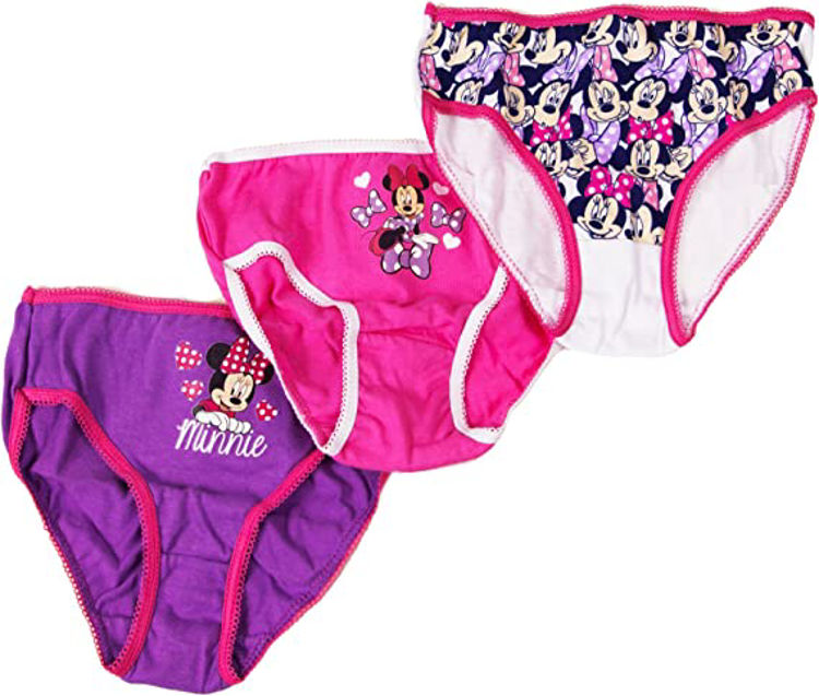 Picture of HO3000- 3 PACK GIRLS MINNIE BRIEFS / PANTIES IN COTTON